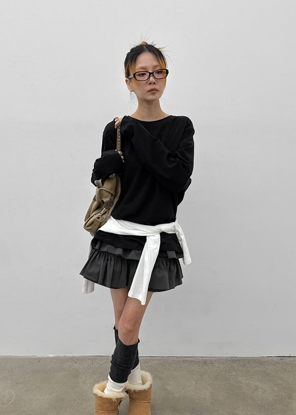 [MADE] Seasoning Basic Loose Fit Long Sleeve Tee