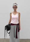 Patina Tencel Lace Halter Sleeveless (Built-in Cup)