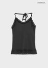 Patina Tencel Lace Halter Sleeveless (Built-in Cup)