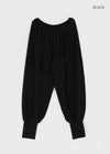 Floen Button Aladdin Elastic Waist Pants