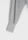 Floen Button Aladdin Elastic Waist Pants