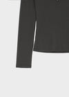 Ronpo SET - Deep V-neck Long Sleeve Tee, Sleeveless