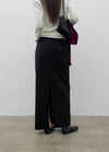 [MADE] Hiku Semi Low-Waist Maxi Long Skirt