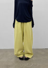 (UNISEX) Coupe Wide Elastic String Pants