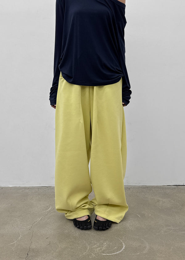 (UNISEX) Coupe Wide Elastic String Pants