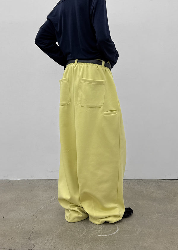 (UNISEX) Coupe Wide Elastic String Pants