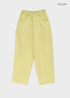 (UNISEX) Coupe Wide Elastic String Pants