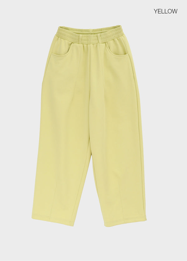 (UNISEX) Coupe Wide Elastic String Pants