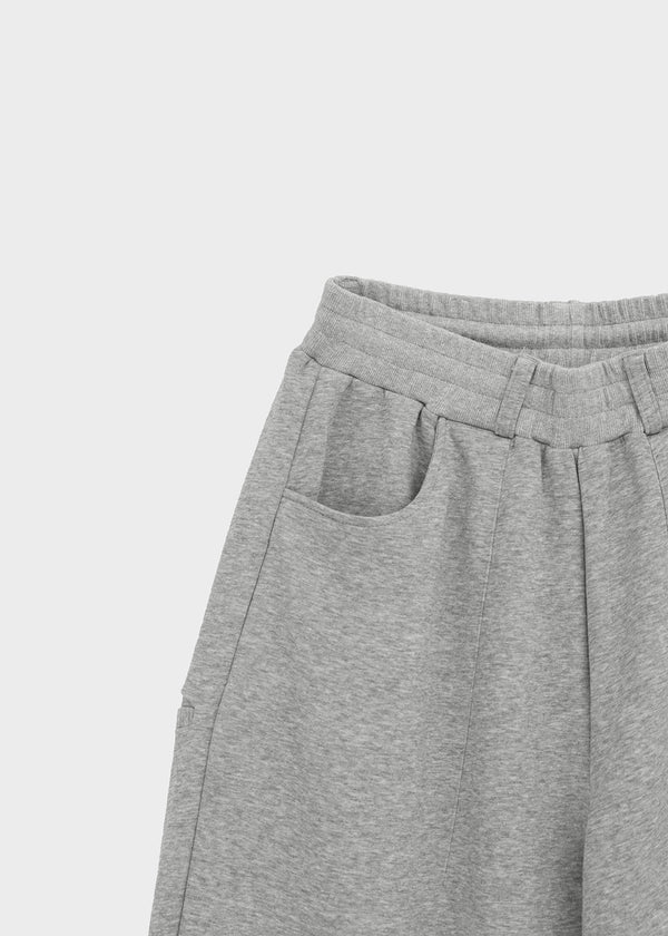 (UNISEX) Coupe Wide Elastic String Pants