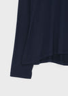 Shed Loose Fit U-Neck Long Sleeve Tee