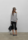 [MADE] Rubein One-Shoulder Warmer Long Sleeve Tee