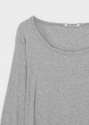 [MADE] Rubein One-Shoulder Warmer Long Sleeve Tee