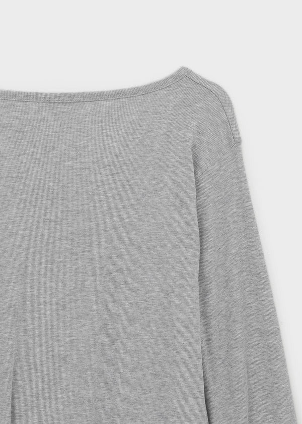 [MADE] Rubein One-Shoulder Warmer Long Sleeve Tee