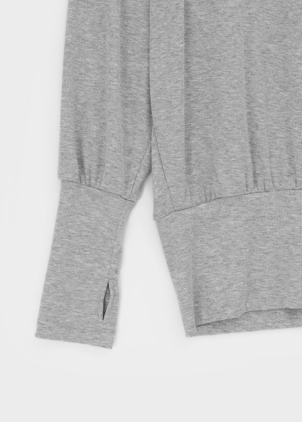 [MADE] Rubein One-Shoulder Warmer Long Sleeve Tee