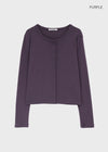 [B-BASIC] Standard Round Cardigan (2size)
