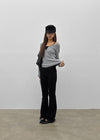 [MADE] Soflens Wool Deep V-Neck Henley Knit