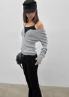 [MADE] Soflens Wool Deep V-Neck Henley Knit