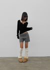 Adro Cable Knit Elastic Shorts