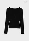 [MADE] Soflens Wool Deep V-Neck Henley Knit