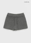 Adro Cable Knit Elastic Shorts