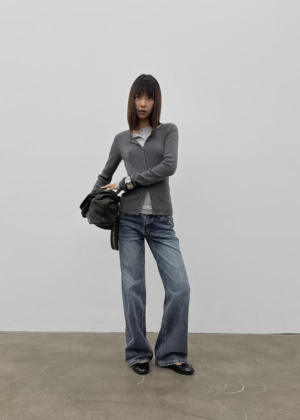 [MADE] Loeve Low-Waist Straight Denim Pants