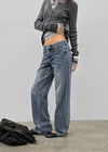 [MADE] Loeve Low-Waist Straight Denim Pants