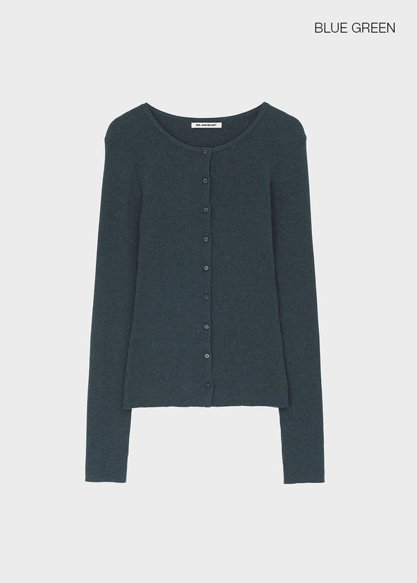 [MADE] Soflene Wool Round Neck Cardigan