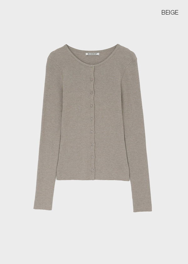 [MADE] Soflene Wool Round Neck Cardigan