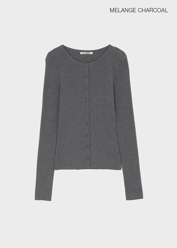 [MADE] Soflene Wool Round Neck Cardigan