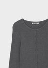 [MADE] Soflene Wool Round Neck Cardigan