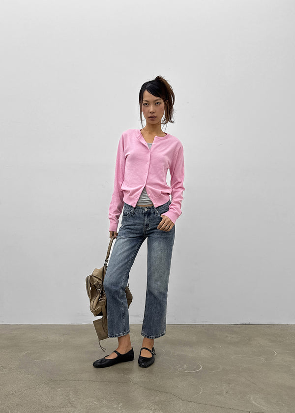 [MADE] Glot Low-Waist Crooked Denim Pants