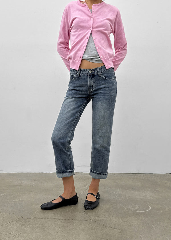 [MADE] Glot Low-Waist Crooked Denim Pants