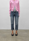 [MADE] Glot Low-Waist Crooked Denim Pants