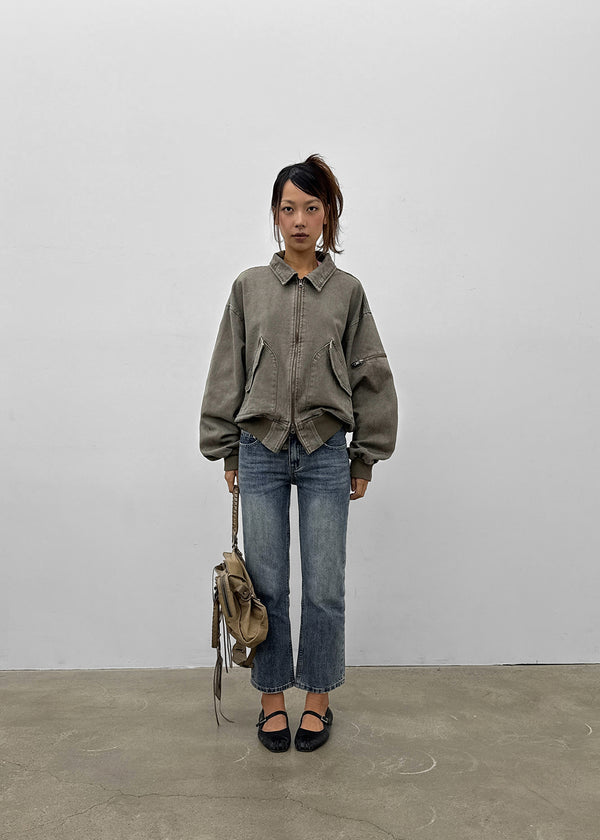 [MADE] Glot Low-Waist Crooked Denim Pants