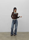 [MADE] Loeve Low-Waist Straight Denim Pants