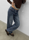 [MADE] Loeve Low-Waist Straight Denim Pants