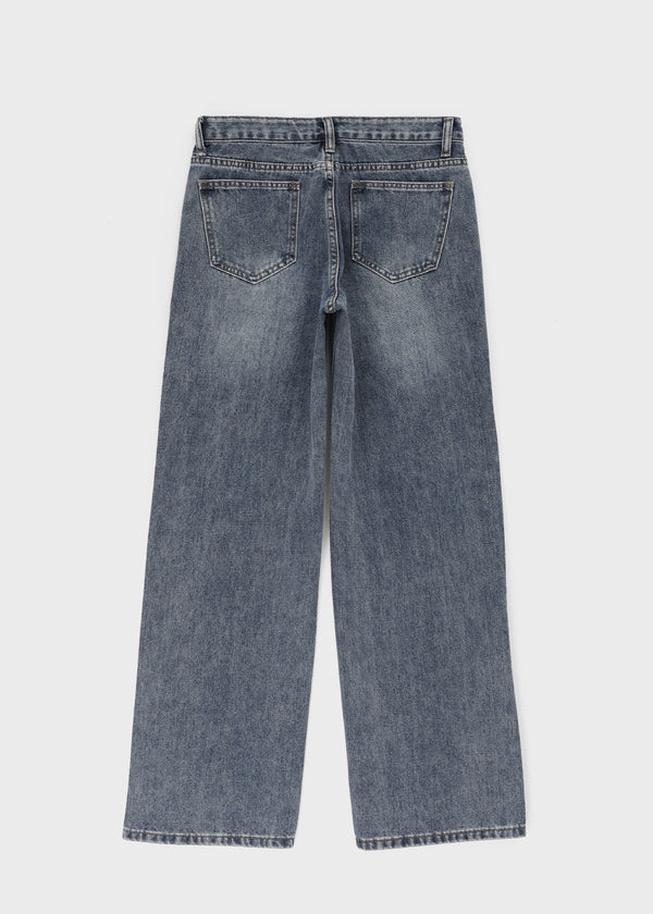 [MADE] Loeve Low-Waist Straight Denim Pants