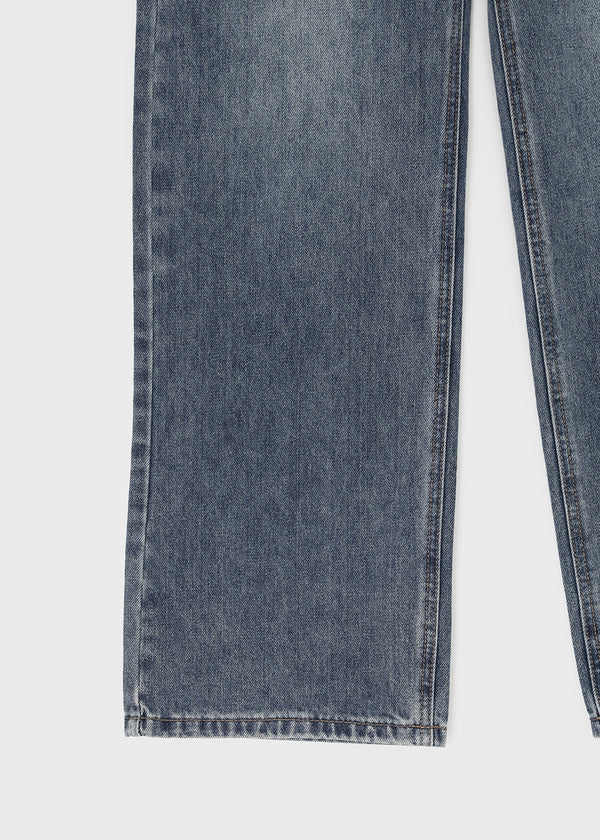[MADE] Loeve Low-Waist Straight Denim Pants