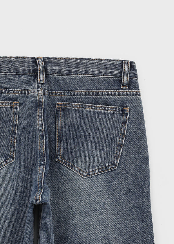 [MADE] Loeve Low-Waist Straight Denim Pants