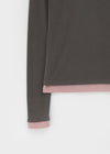 [MADE] Yusia Layered Snap Long Sleeve T-shirt