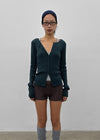 Unfold Wool Knit Elastic Waist Shorts