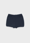 Unfold Wool Knit Elastic Waist Shorts
