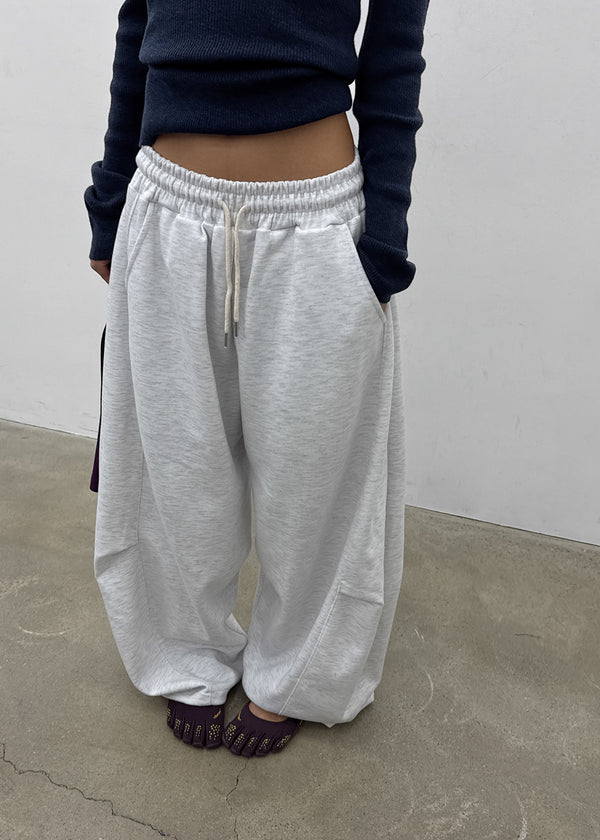 (UNISEX) Absorb Wide Elastic String Pants