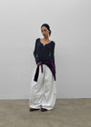 (UNISEX) Absorb Wide Elastic String Pants