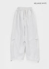 (UNISEX) Absorb Wide Elastic String Pants