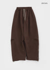 (UNISEX) Absorb Wide Elastic String Pants