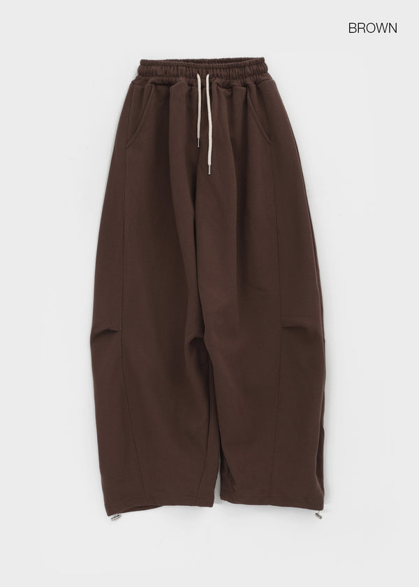(UNISEX) Absorb Wide Elastic String Pants