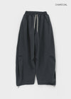 (UNISEX) Absorb Wide Elastic String Pants