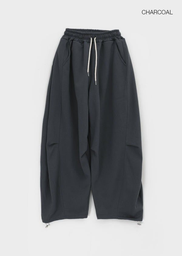 (UNISEX) Absorb Wide Elastic String Pants