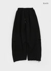 (UNISEX) Absorb Wide Elastic String Pants